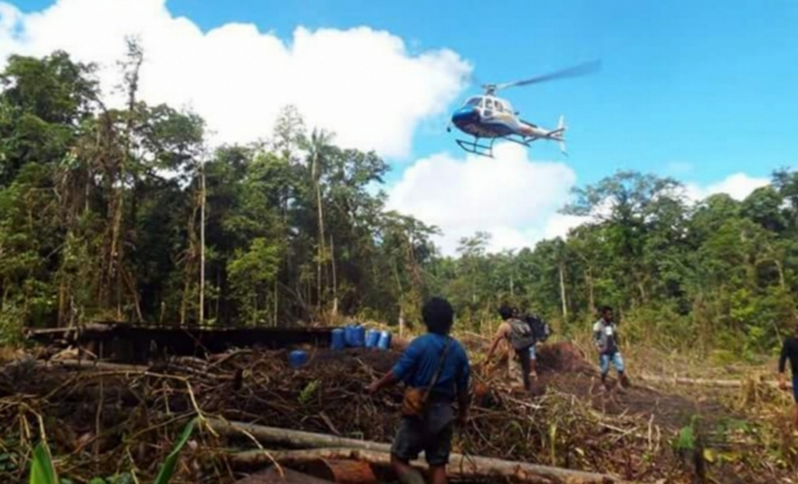 TNI Kirim Helikopter Evakuasi Pendulang di Pedalaman Yahukimo