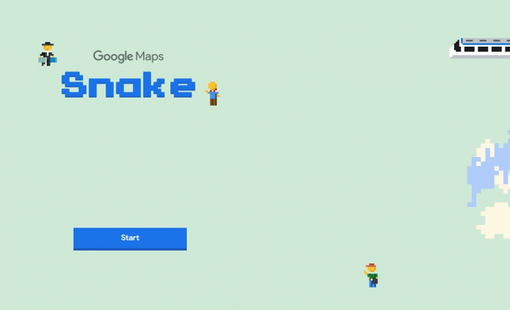 Google Maps Buat Game Snake untuk Rayakan April Mop