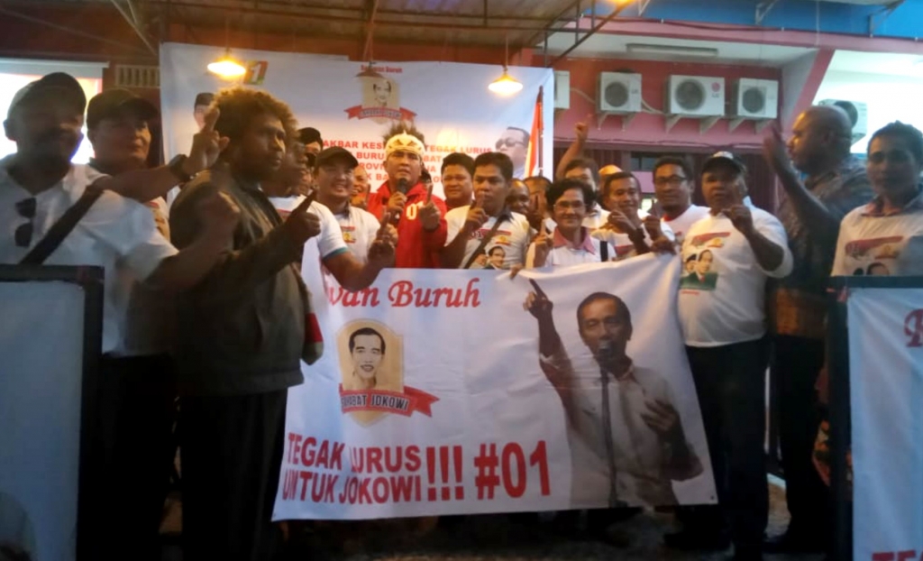 Relawan Buruh Timika Siap Menangkan Jokowi-Ma'ruf