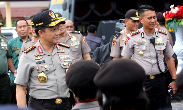 Polres Mimika Kerahkan Puluhan Personel Awasi Dana Desa