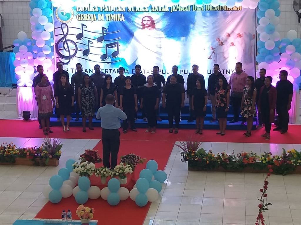 GKI Betlehem Kuala Kencana Juarai Lomba Paduan Suara Antar Jemaat di Timika