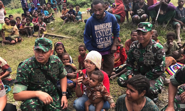 Satgas Kesehatan TNI Tidak Menemukan Kasus Gizi Buruk di Pedam