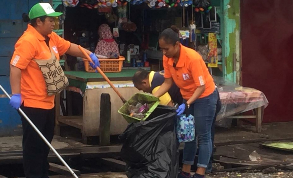 Jelang PON, Pemkab Mimika Bersih-bersih Kota Timika