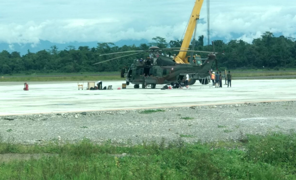 Helikopter TNI yang Hilang Kontak di Oksibil Bawa 12 Orang Prajurit